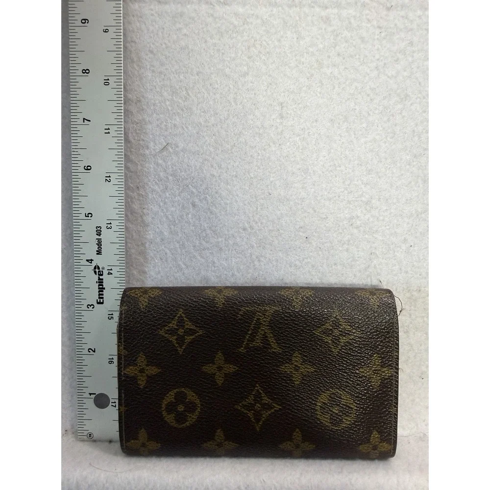 Vintage Louis Vuitton Wallet Portefeuille Monogram Canvas Classic Zipper